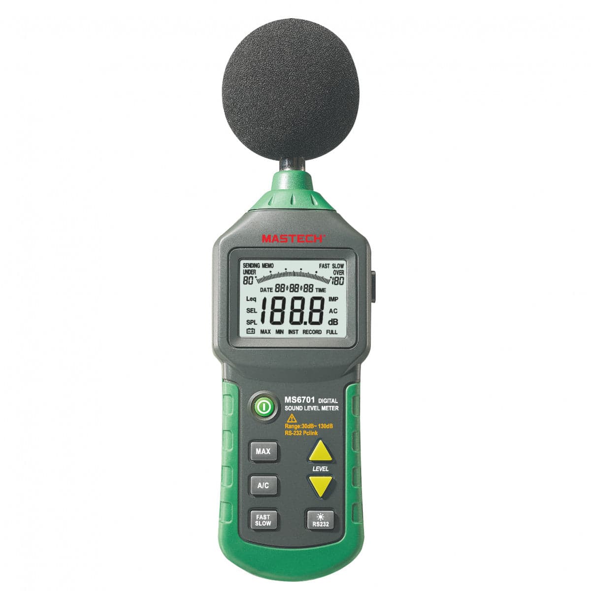 Fonometro Digitale Professionale con Interfaccia USB, MS6701 in Fonometri Scontolo.net - Potenza, commercioVirtuoso.it