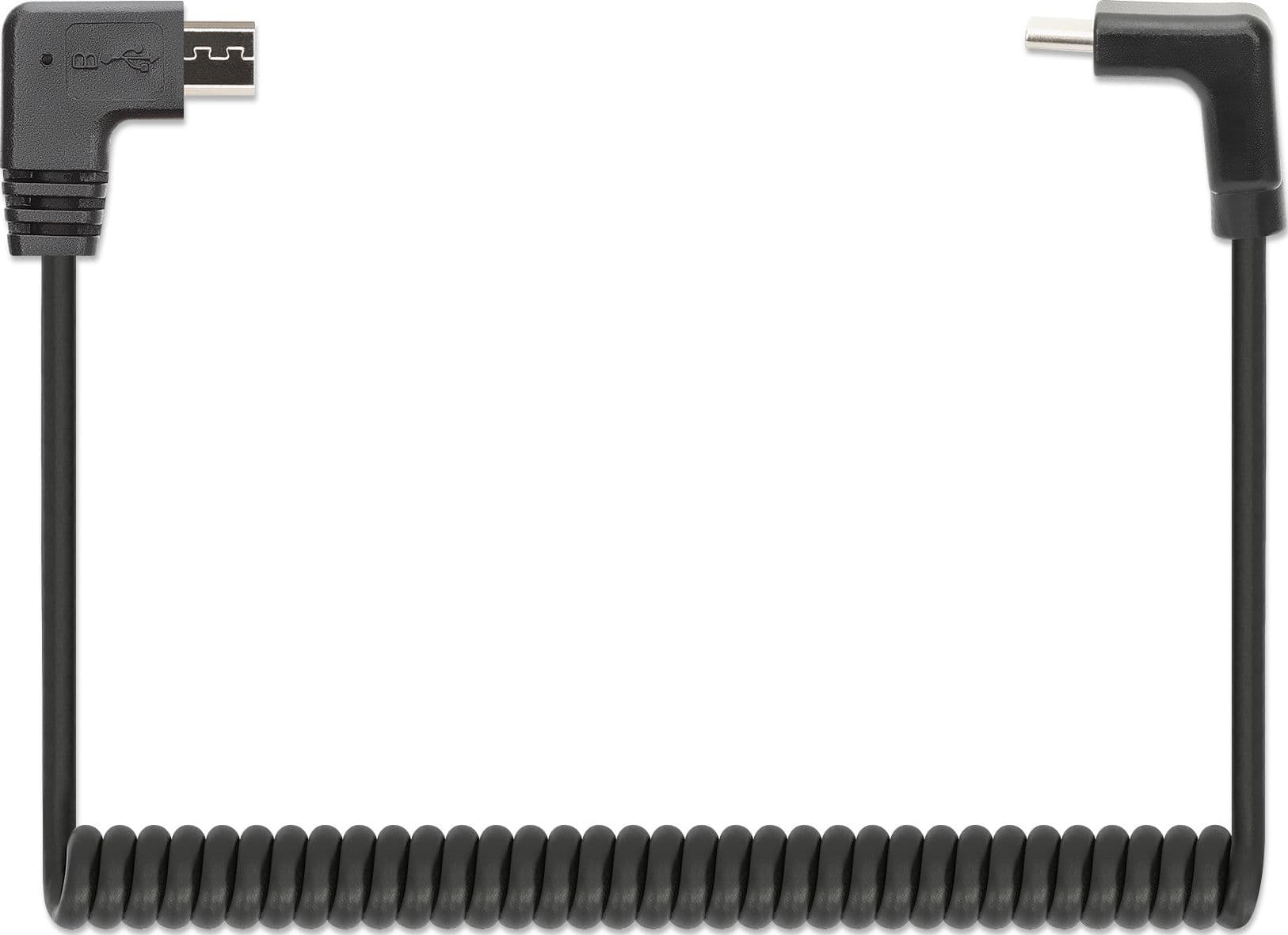 Cavo di Ricarica USB-C&trade a Micro-USB 1m Spiralato Nero in  Scontolo.net - Potenza, commercioVirtuoso.it