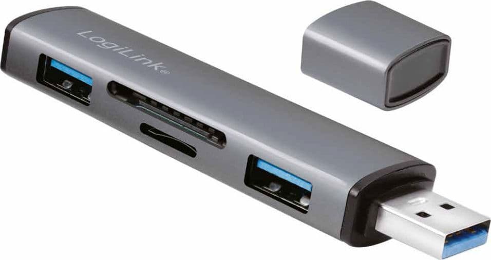 Hub USB3.2 Gen2 2 Porte USB A con Lettore di Schede Card Reader in Lettori schede di memoria esterni Scontolo.net - Potenza, commercioVirtuoso.it