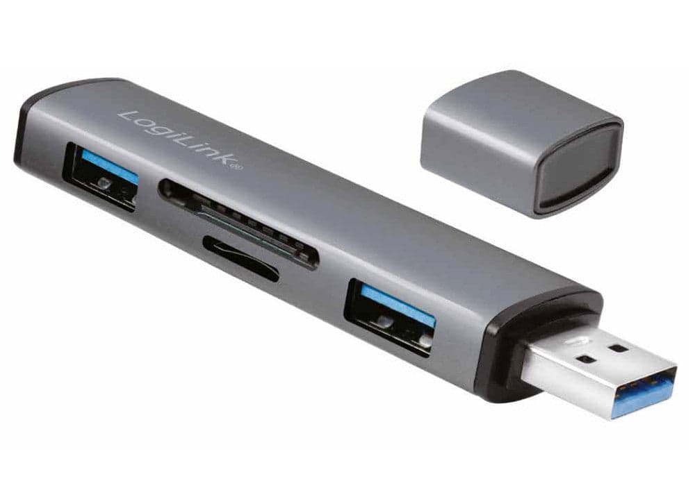 Hub USB3.2 Gen2 2 Porte USB A con Lettore di Schede Card Reader in Lettori schede di memoria esterni Scontolo.net - Potenza, commercioVirtuoso.it