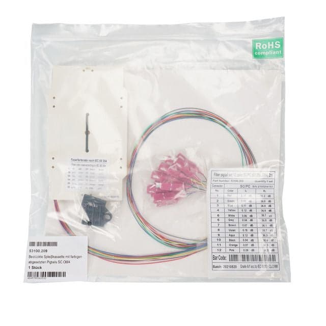 Cassetta di Giunzione Attrezzata con 12 Pigtail Fibra Multimodale OM4 SC 50/125 2m in  Scontolo.net - Potenza, commercioVirtuoso.it