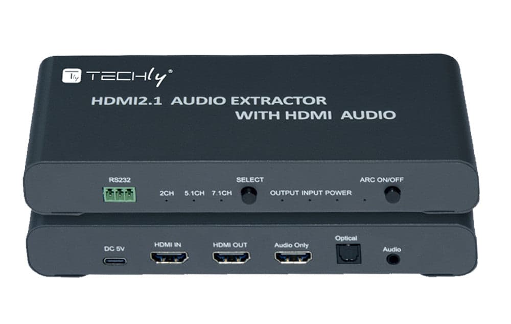 Estrattore Audio HDMI 2.1 LPCM7.1 ARC 8K Audio 3.5'' e Toslink SPDIF in Convertitori D-A Scontolo.net - Potenza, commercioVirtuoso.it