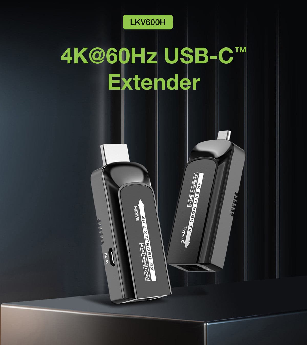 Extender da USB-C&trade a HDMI 4K su Cavo Cat.6/6A/7 fino a 60 metri in Cavi HDMI Scontolo.net - Potenza, commercioVirtuoso.it