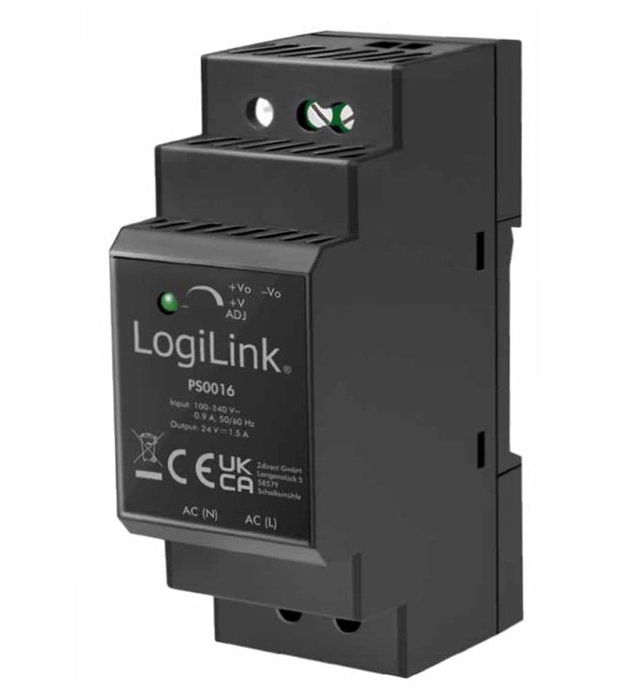 Alimentatore su Guida DIN 24V 1,5A 36W in Trasformatori Scontolo.net - Potenza, commercioVirtuoso.it