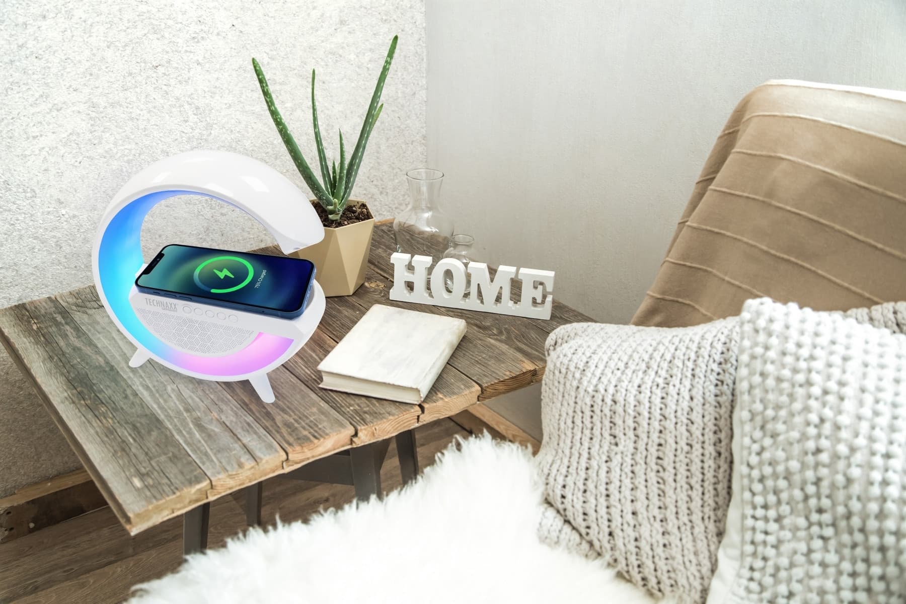 Altoparlante Bluetooth v5.3 con Luce LED e Ricarica Wireless, TX-264 in Wake-up Light Scontolo.net - Potenza, commercioVirtuoso.it