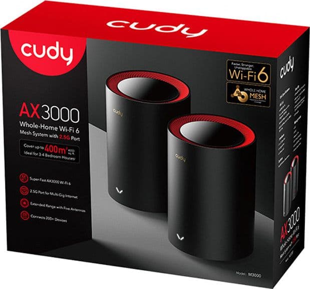 Sistema Wi-Fi 6 Mesh AX3000 2.5G Dual Band, M3000 2pz in  Scontolo.net - Potenza, commercioVirtuoso.it