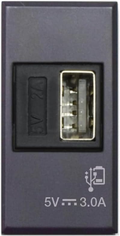Tekla S44 Caricatore USB-A 3A 240V 1 Modulo Grigio Opaco, 445082USB3A in Caricabatterie da muro Scontolo.net - Potenza, commercioVirtuoso.it