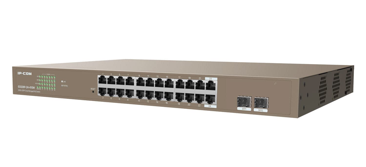 Switch PoE Cloud Managed 24GE+2SFP, G3326P-24-410W in  Scontolo.net - Potenza, commercioVirtuoso.it