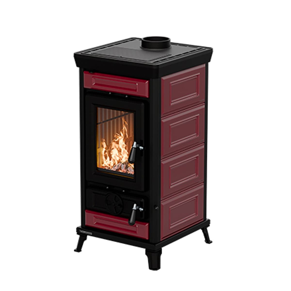 Thermorossi Termostufa a Legna Sofia Evo5 Maiolica 8,5 kW in Forni caminetto Masterbrico - Longobardi, commercioVirtuoso.it