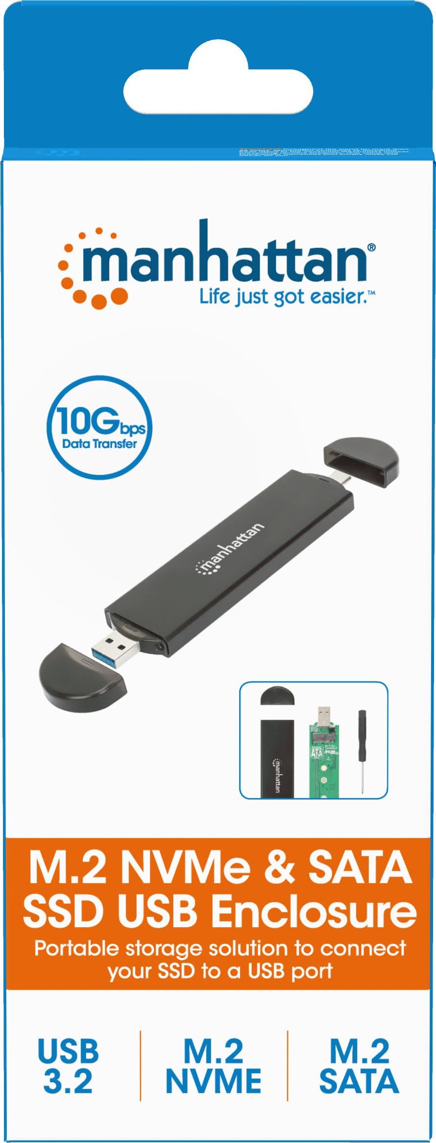 Box Esterno USB SSD M.2 NVMe e SATA Connessioni USB-C&trade e USB A in Case e serrature Scontolo.net - Potenza, commercioVirtuoso.it