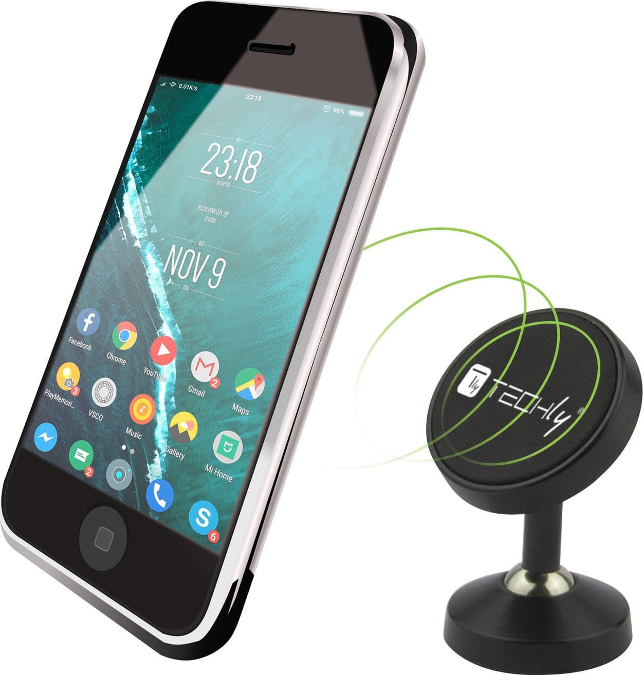 Supporto Smartphone Magnetico con Doppio Snodo Metallico 360&deg in Alloggiamenti Scontolo.net - Potenza, commercioVirtuoso.it