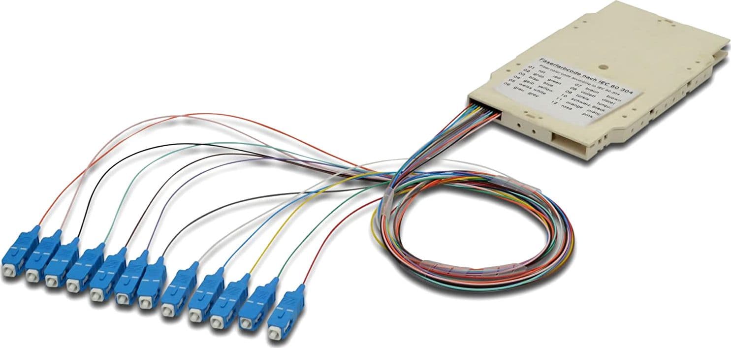 Cassetta di Giunzione Attrezzata con 12 Pigtail Fibra Monomodale OS2 SC 9/125 2m in  Scontolo.net - Potenza, commercioVirtuoso.it