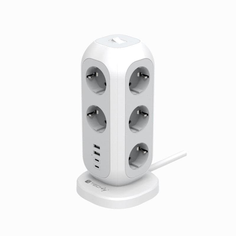 Multipresa da Tavolo Torretta di Alimentazione 11 Prese Schuko 2 USB-A e 2 USB-C&trade in Multiprese Scontolo.net - Potenza, commercioVirtuoso.it