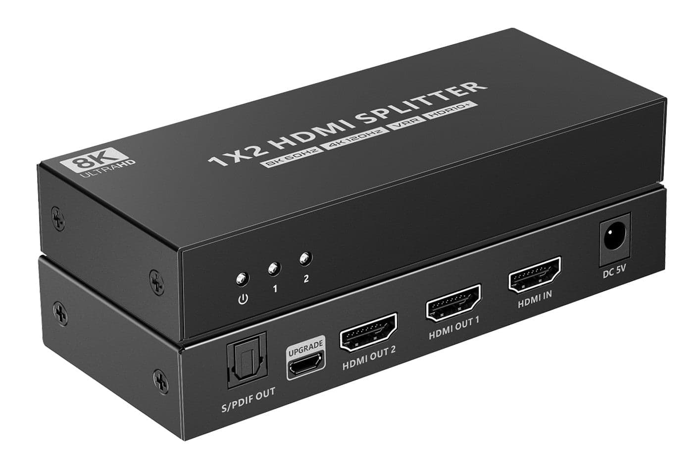 Splitter HDMI 8K UHD 3D 60Hz 2 vie CEC SPDIF Ottico in Convertitori D-A Scontolo.net - Potenza, commercioVirtuoso.it
