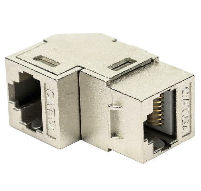 Accoppiatore RJ45 F/F 90&deg Cat.6A Schermato in Cavi Ethernet Scontolo.net - Potenza, commercioVirtuoso.it