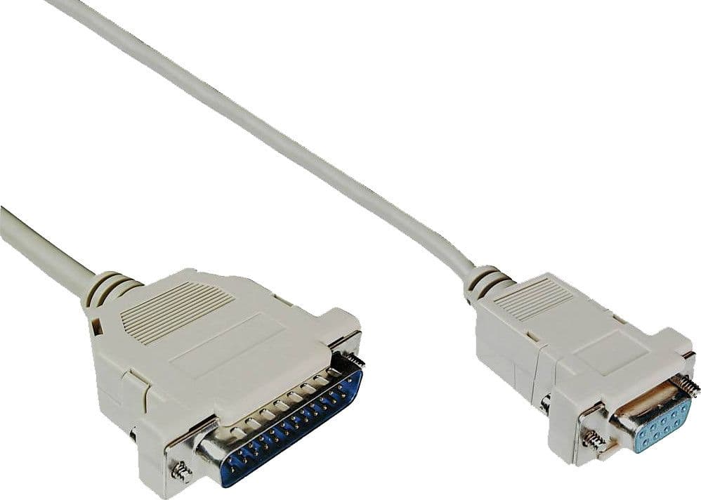 Cavo null modem 25 DB Maschio 9 DB Femmina 1,80 mt in  Scontolo.net - Potenza, commercioVirtuoso.it