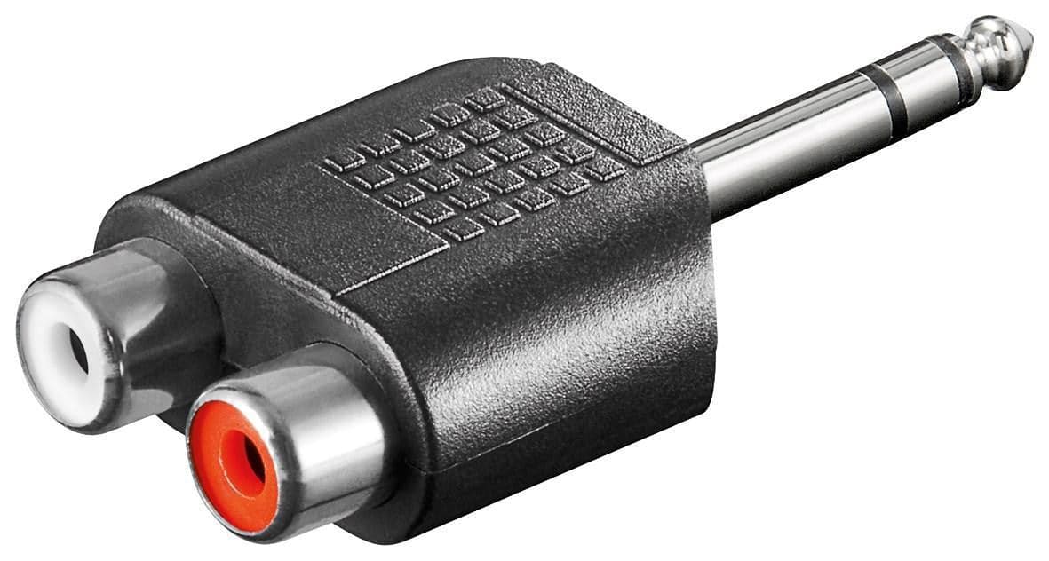 Adattatore Audio 6.3mm Maschio a 2 RCA Femmina in Connettori RCA Scontolo.net - Potenza, commercioVirtuoso.it