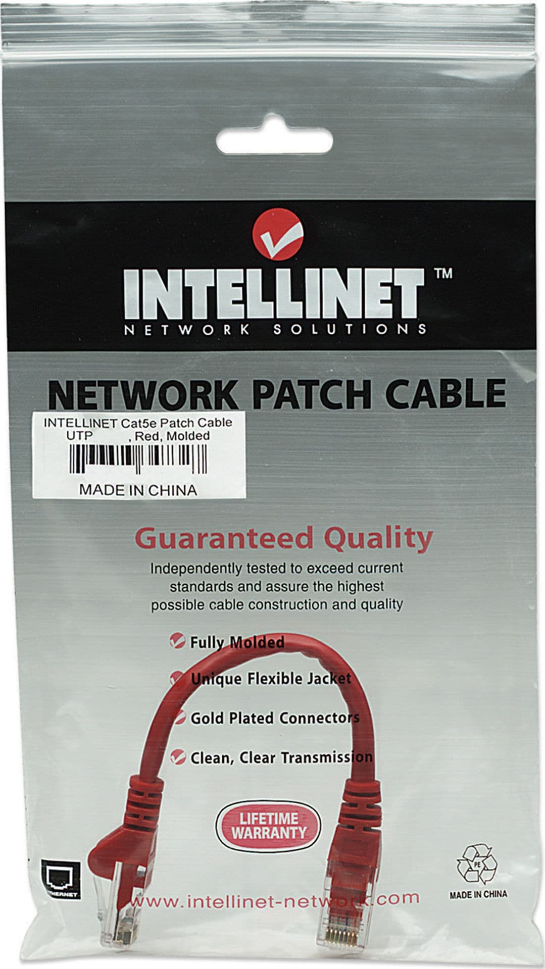 Cavo di rete Patch in Rame Cat. 5e Rosso UTP 0,5 m in Cavi Ethernet Scontolo.net - Potenza, commercioVirtuoso.it