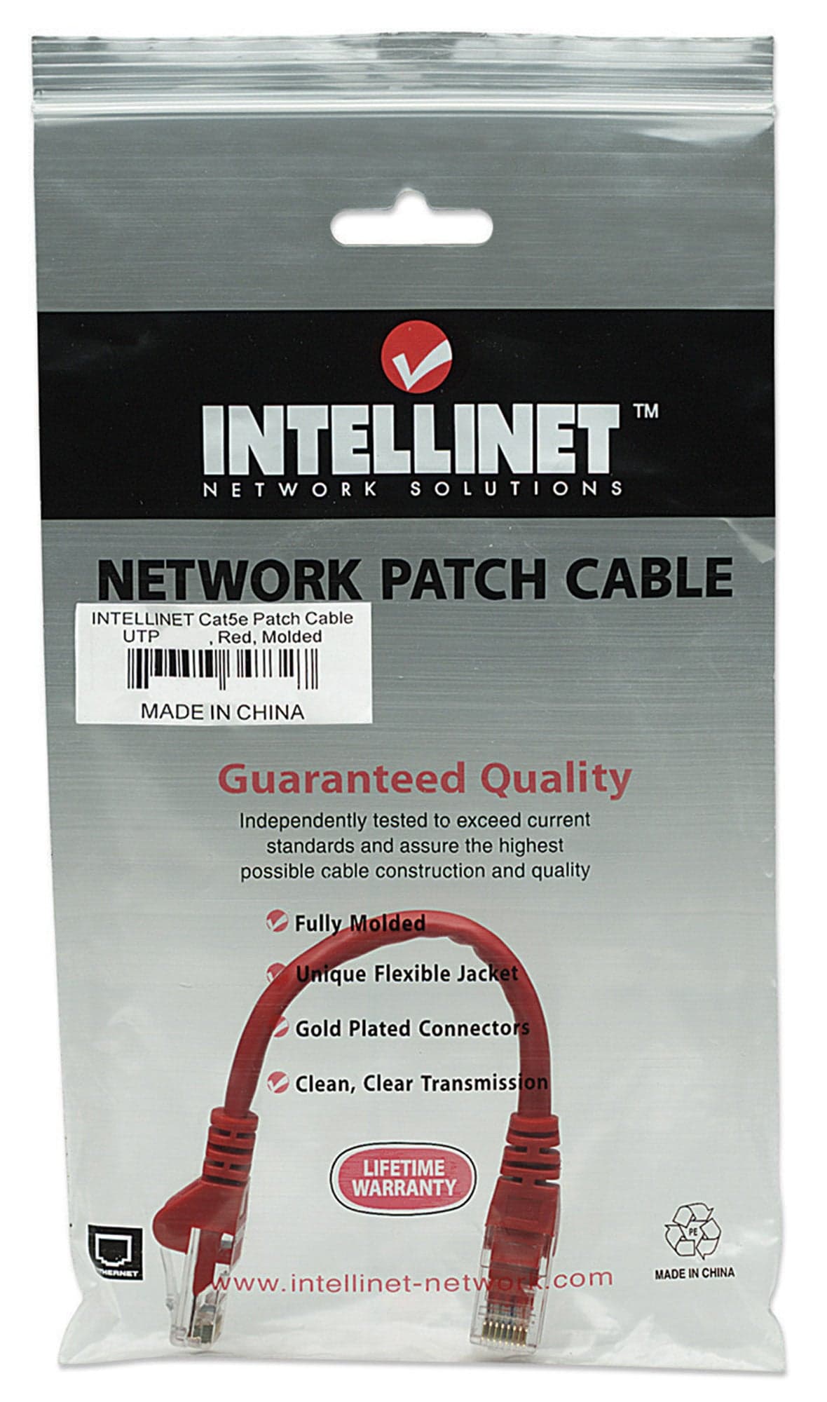 Cavo di rete Patch in Rame Cat. 5e Rosso UTP 0,5 m in Cavi Ethernet Scontolo.net - Potenza, commercioVirtuoso.it