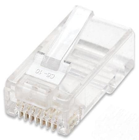 Plug Modulari RJ45 Cat5E per Cavo Rigido UTP in Cavi Ethernet Scontolo.net - Potenza, commercioVirtuoso.it
