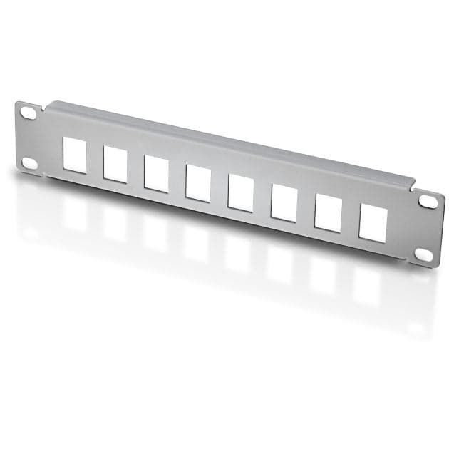 Pannello Patch 10'' 1 HE 8 posti per Frutti Keystone Grigio in Cavi Ethernet Scontolo.net - Potenza, commercioVirtuoso.it