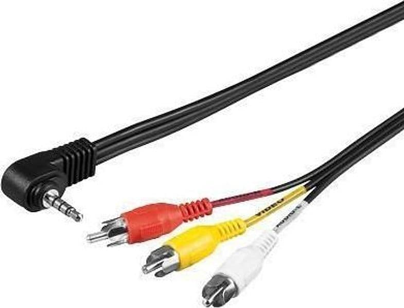 Cavo audio Video Videocamera - 3RCA a 1 Jack 3.5 mm 1,5 Mt in Connettori RCA Scontolo.net - Potenza, commercioVirtuoso.it