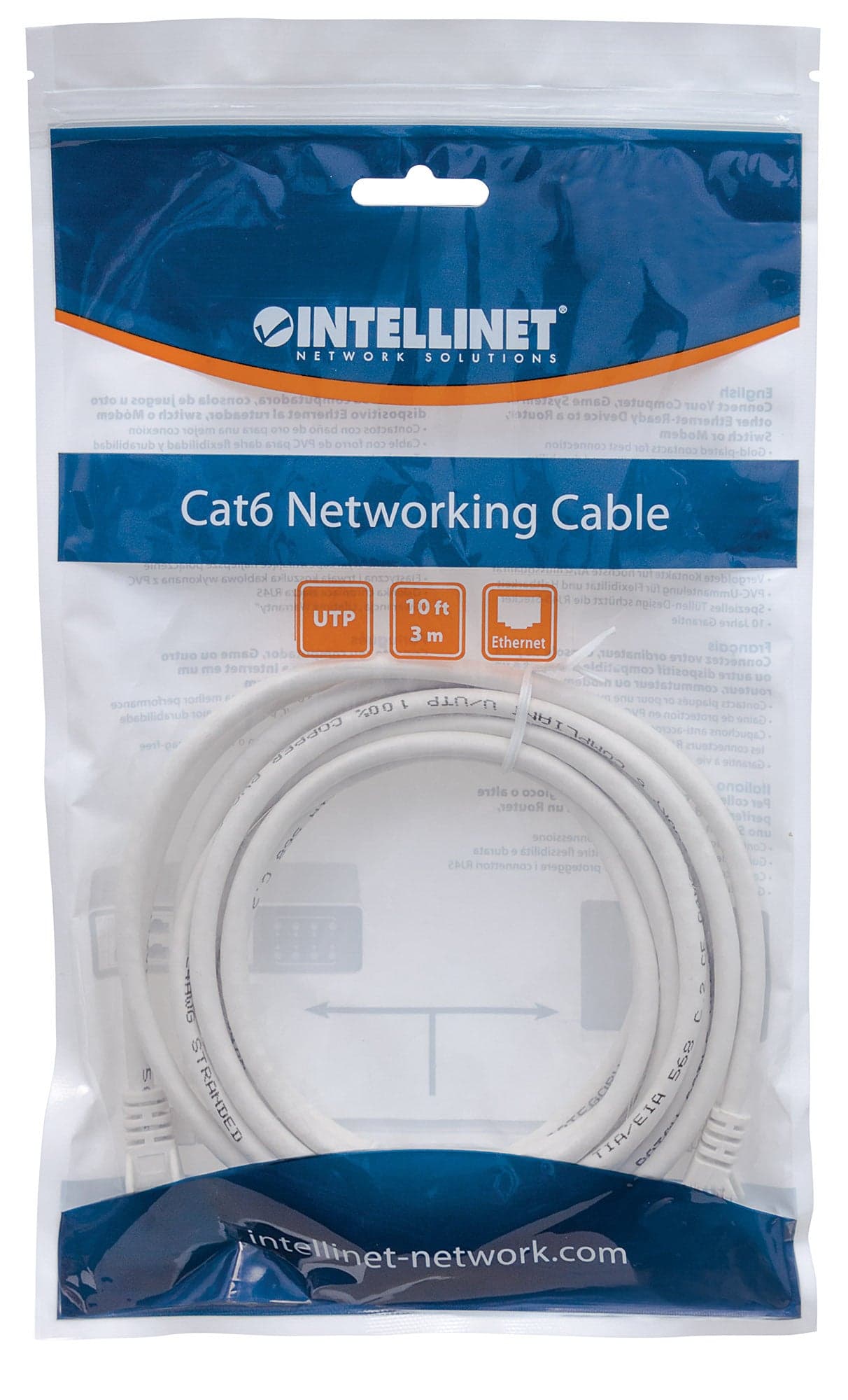 Cavo di rete Patch in Rame Cat. 6 Bianco UTP 3 m in Cavi Ethernet Scontolo.net - Potenza, commercioVirtuoso.it