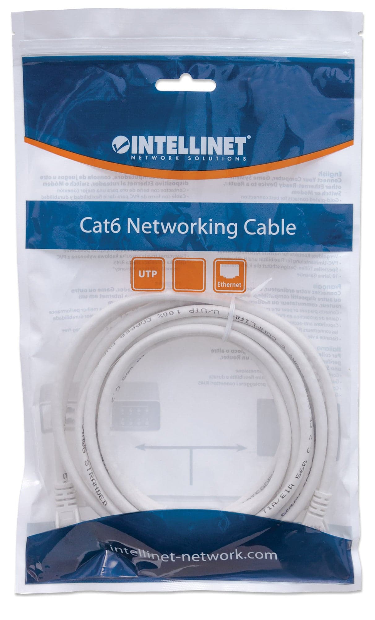 Cavo di rete Patch in Rame Cat. 6 Bianco UTP 7,5 m in Cavi Ethernet Scontolo.net - Potenza, commercioVirtuoso.it