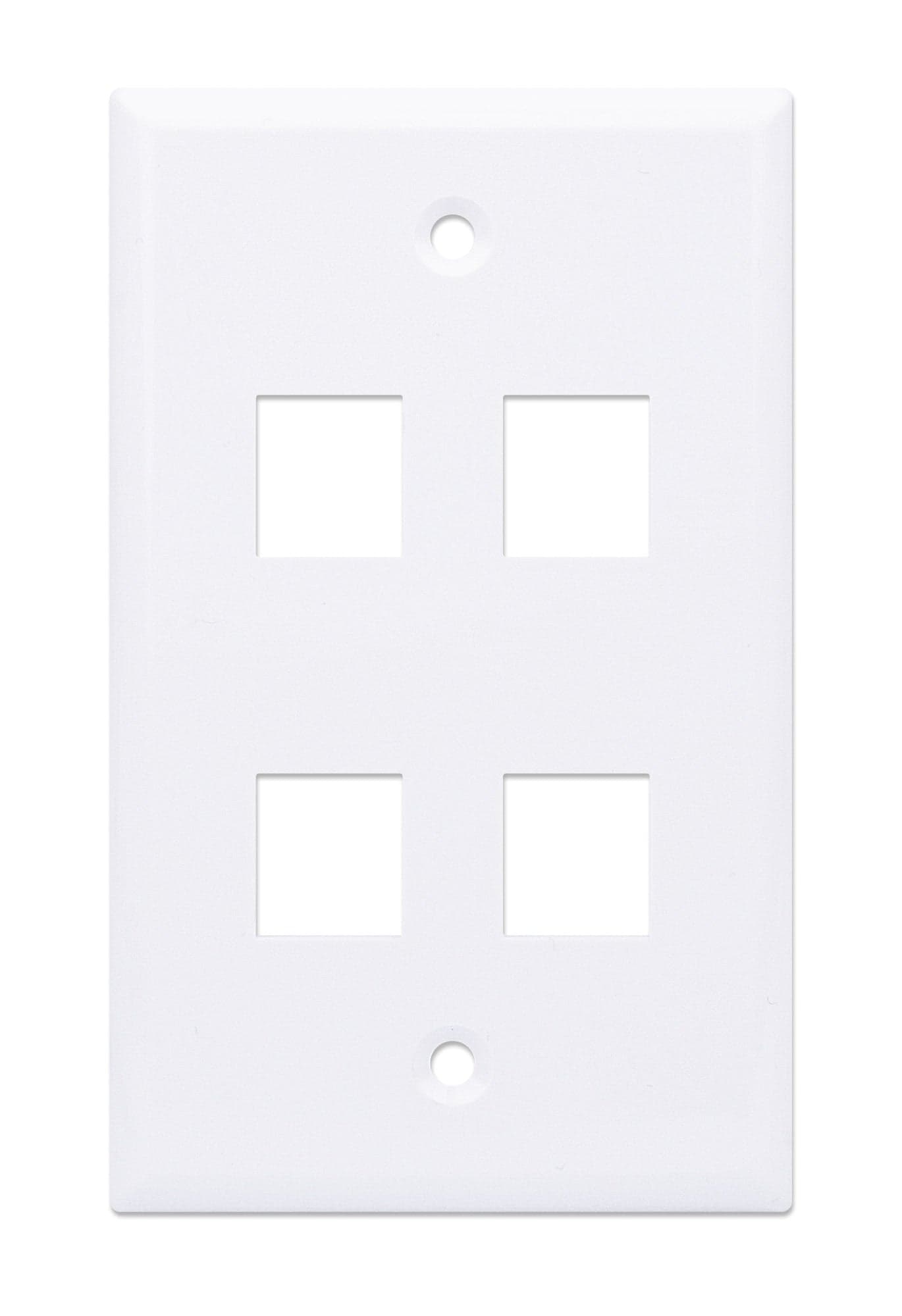 Placca Porta Frutti 4 Posti Mod.503 Bianco in Placche combinate interruttori e prese Scontolo.net - Potenza, commercioVirtuoso.it