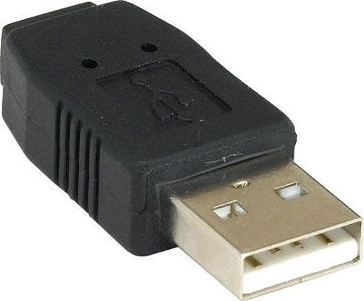 Adattatore Convertitore USB A Maschio a Mini B Femmina Nero in Video convertiori Scontolo.net - Potenza, commercioVirtuoso.it