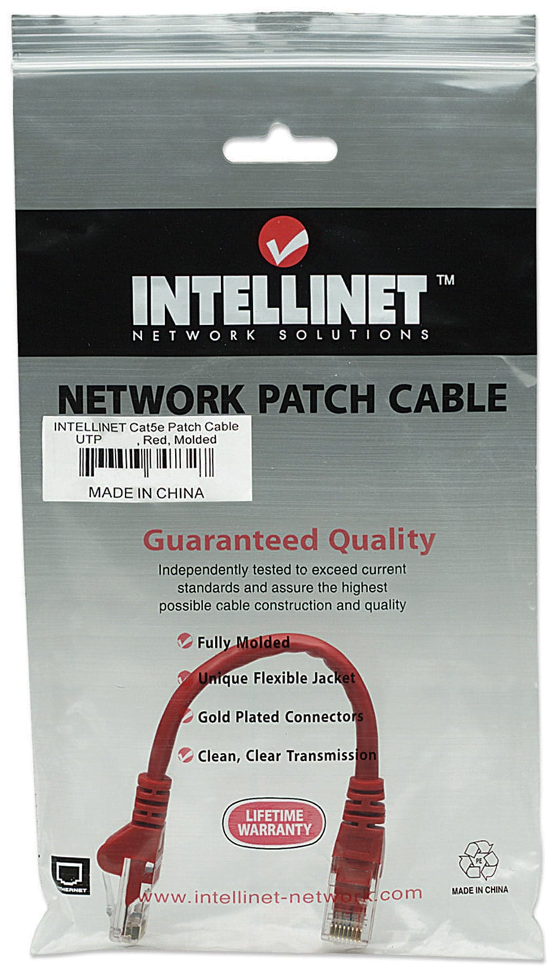 Cavo di rete Patch in Rame Cat. 5e Rosso UTP 0,3 m in Cavi Ethernet Scontolo.net - Potenza, commercioVirtuoso.it