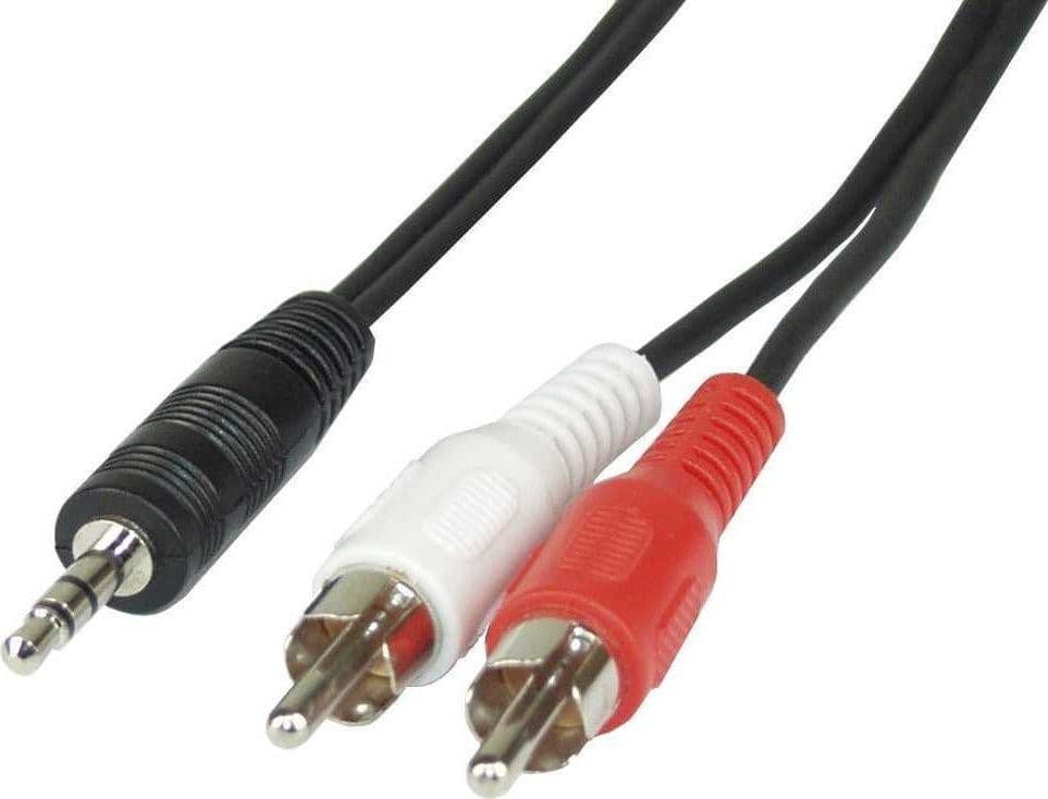 Cavo Stereo Jack 3, 5 mm a 2 x RCA maschio 0,5 mt in Connettori RCA Scontolo.net - Potenza, commercioVirtuoso.it