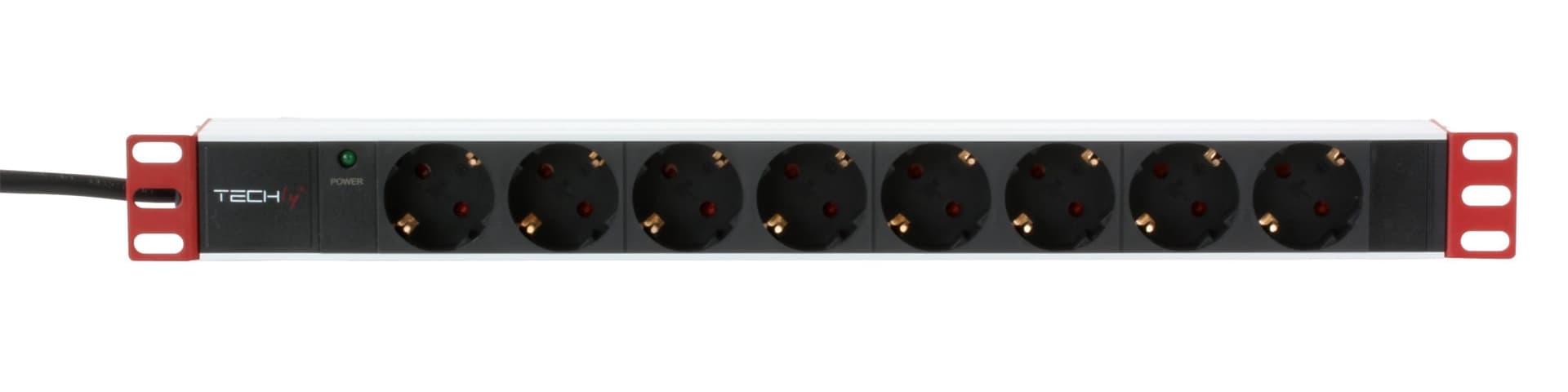 Multipresa 8 Posti da Rack 19'' Spina Schuko Angolata 1U in Multiprese Scontolo.net - Potenza, commercioVirtuoso.it