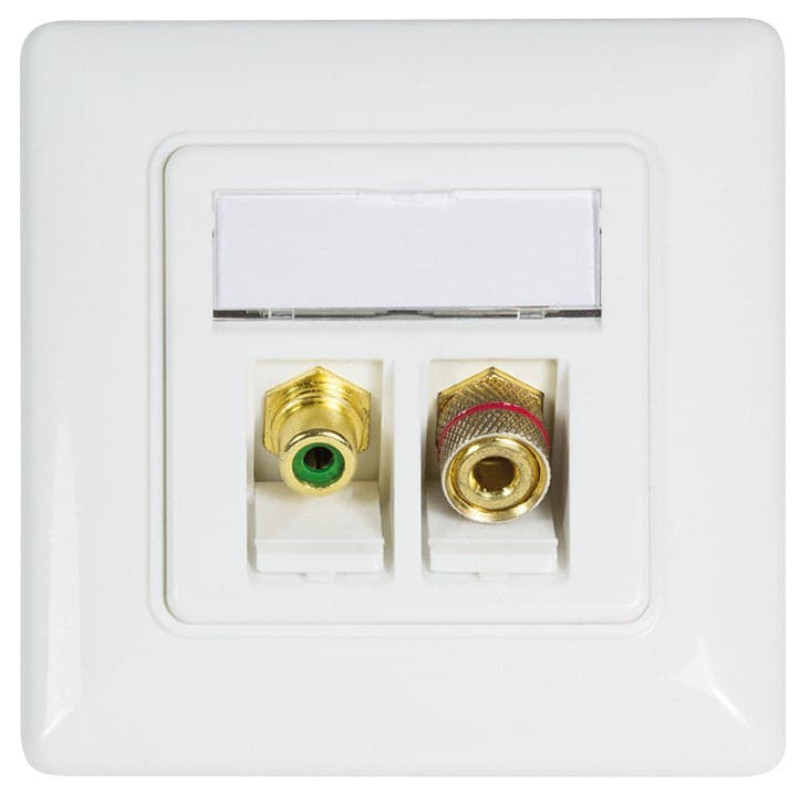 Adattatore Keystone RCA/F F/F Giallo in Connettori RCA Scontolo.net - Potenza, commercioVirtuoso.it