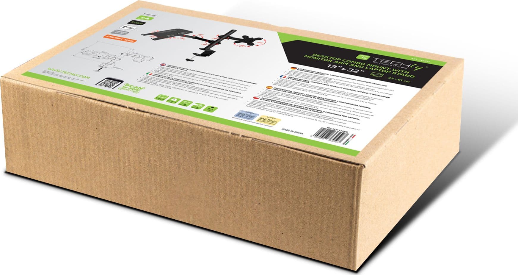 Supporto da Scrivania Braccio per Monitor 13-32'' e Mensola per Laptop in Supporti Scontolo.net - Potenza, commercioVirtuoso.it