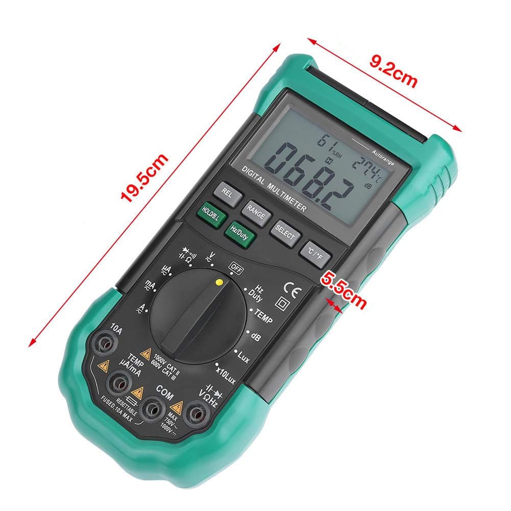 Multimetro Digitale LCD 4000counts con misurazioni ambientali, KPS-MT490 in Multimetri Scontolo.net - Potenza, commercioVirtuoso.it