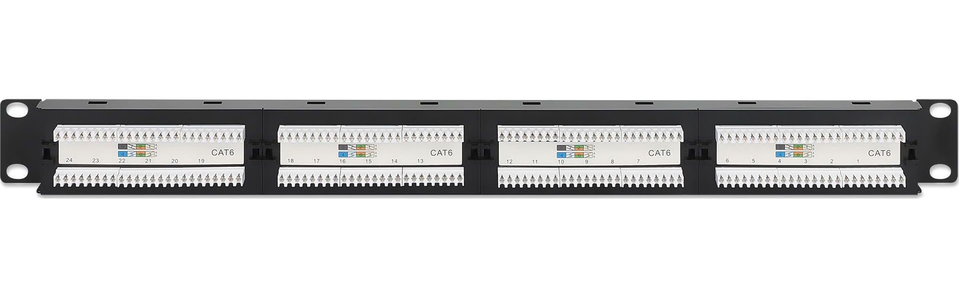 Pannello Patch UTP 24 Posti RJ45 Cat.6 con Barra Gestione Cavi in Cavi Ethernet Scontolo.net - Potenza, commercioVirtuoso.it
