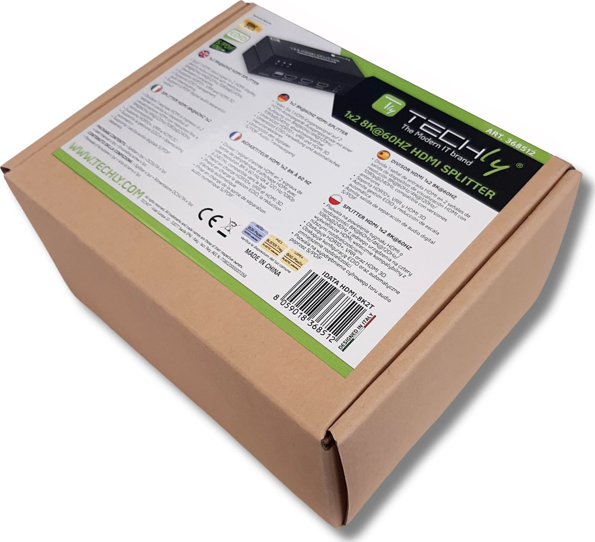 Splitter HDMI 8K UHD 3D 60Hz 2 vie CEC SPDIF Ottico in Convertitori D-A Scontolo.net - Potenza, commercioVirtuoso.it