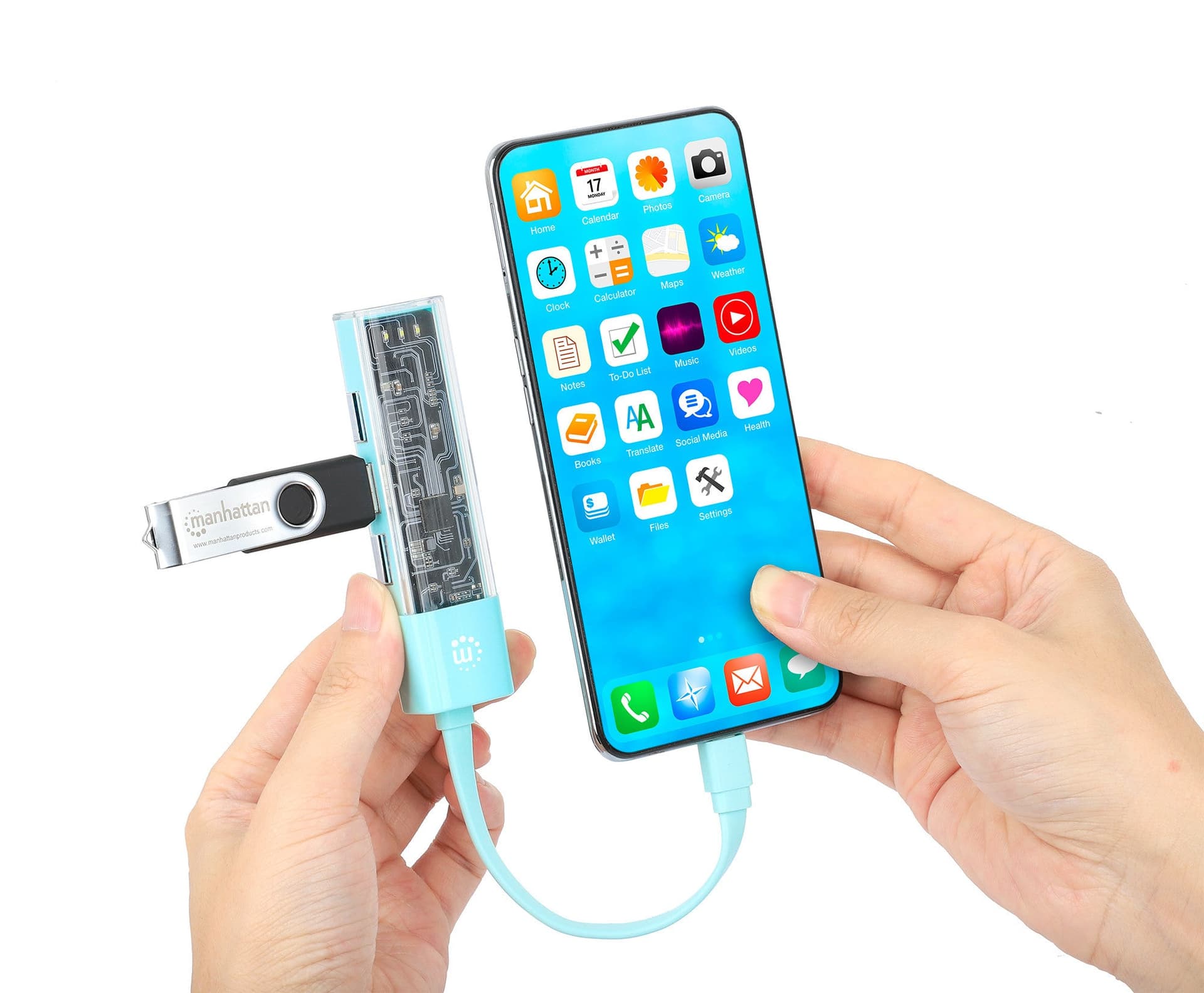 Hub Combo USB 3.0 USB-C&trade e USB-A 4 Porte Verde Trasparente in  Scontolo.net - Potenza, commercioVirtuoso.it