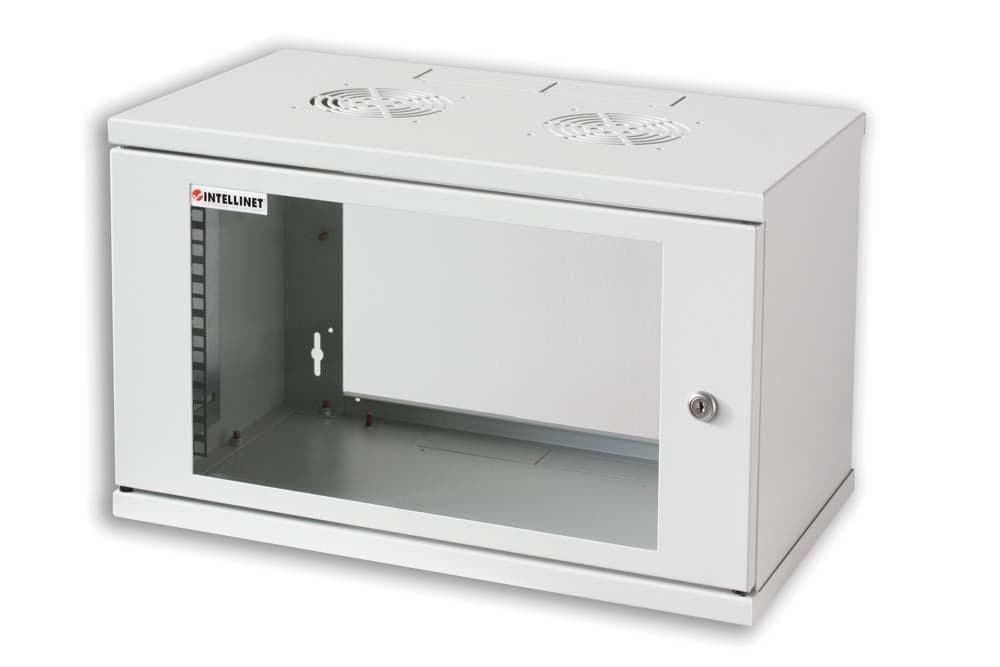 Armadio Rack 19'' a muro 16 unit&agrave prof. 400 Grigio Assemblato in  Scontolo.net - Potenza, commercioVirtuoso.it