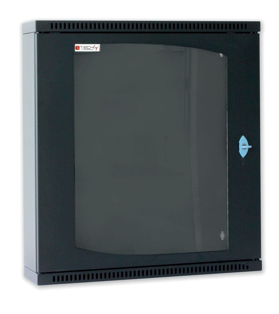 Armadio Rack 19'' Flat a muro p.15cm 12 unit&agrave sezione unica Nero in Armadietti metallici Scontolo.net - Potenza, commercioVirtuoso.it