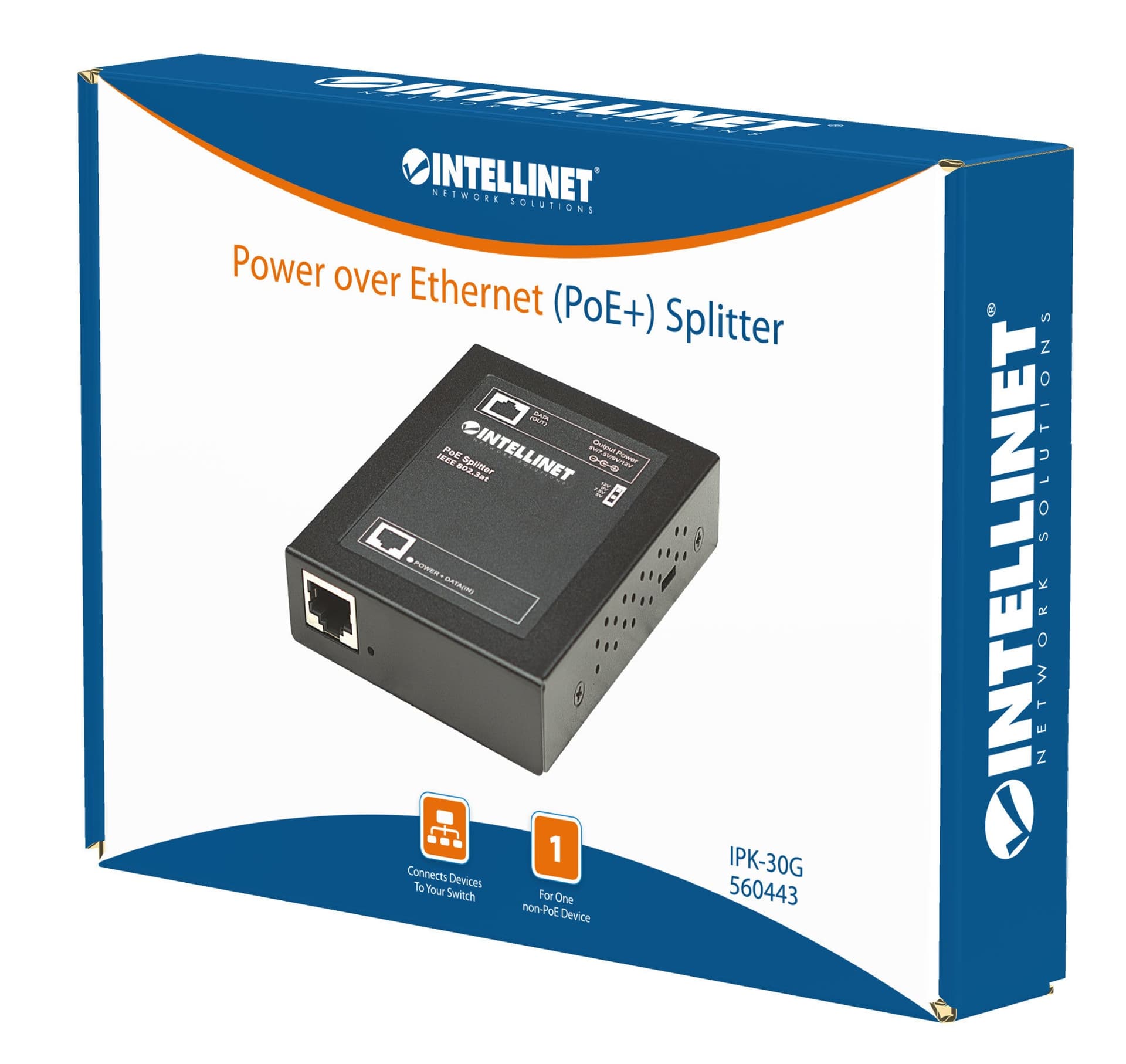 Splitter PoE con Voltaggio regolabile in Adattatori PowerLAN Scontolo.net - Potenza, commercioVirtuoso.it