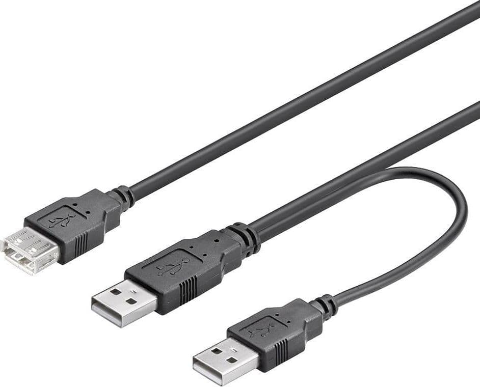 Cavo USB 2.0 ad Y 2xA maschio/A femmina 0.3 m in  Scontolo.net - Potenza, commercioVirtuoso.it