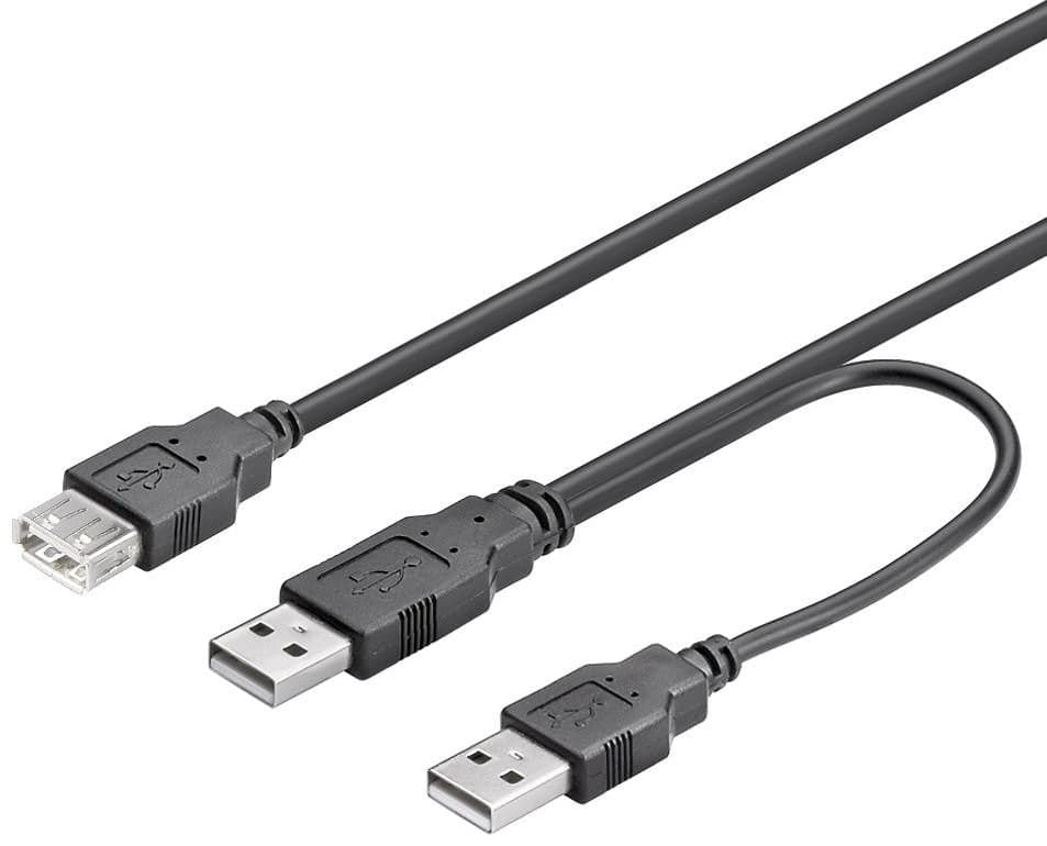 Cavo USB 2.0 ad Y 2xA maschio/A femmina 0.3 m in  Scontolo.net - Potenza, commercioVirtuoso.it