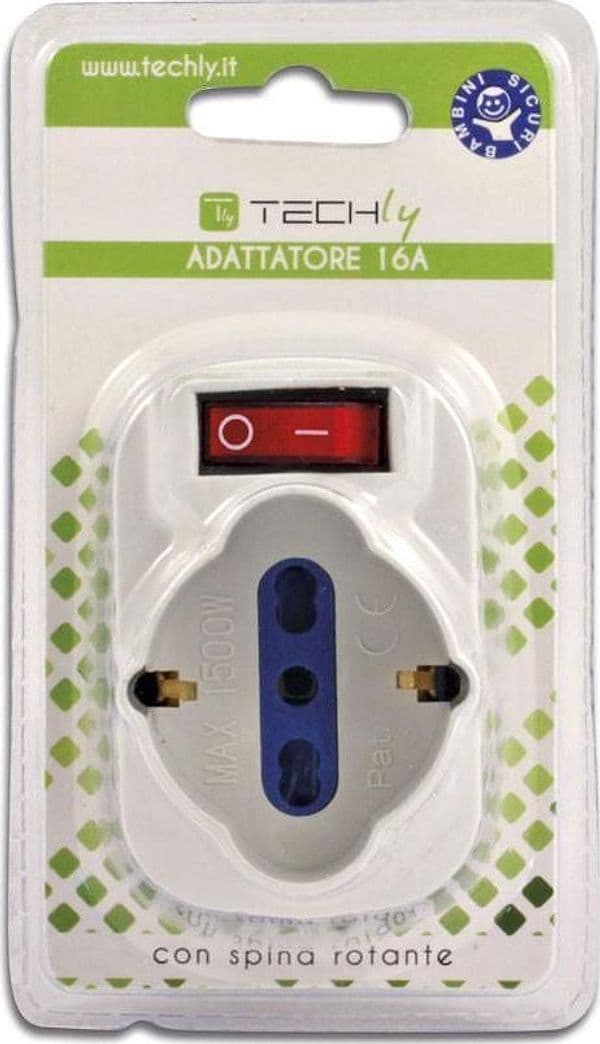 Adattatore con Spina 16A Rotante in Adattatori da viaggio Scontolo.net - Potenza, commercioVirtuoso.it