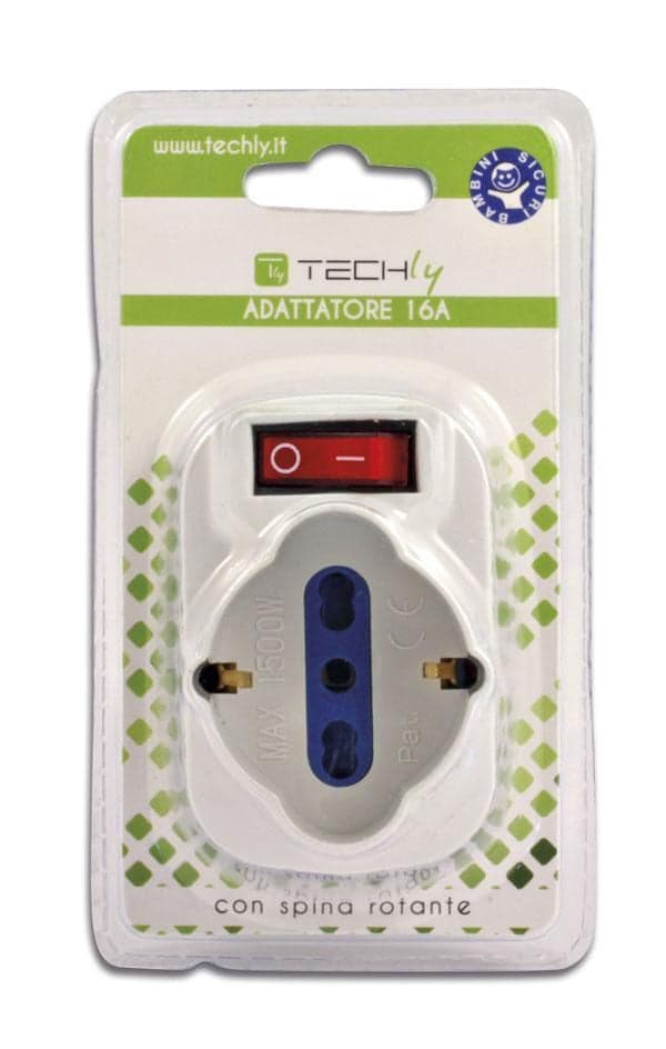 Adattatore con Spina 16A Rotante in Adattatori da viaggio Scontolo.net - Potenza, commercioVirtuoso.it