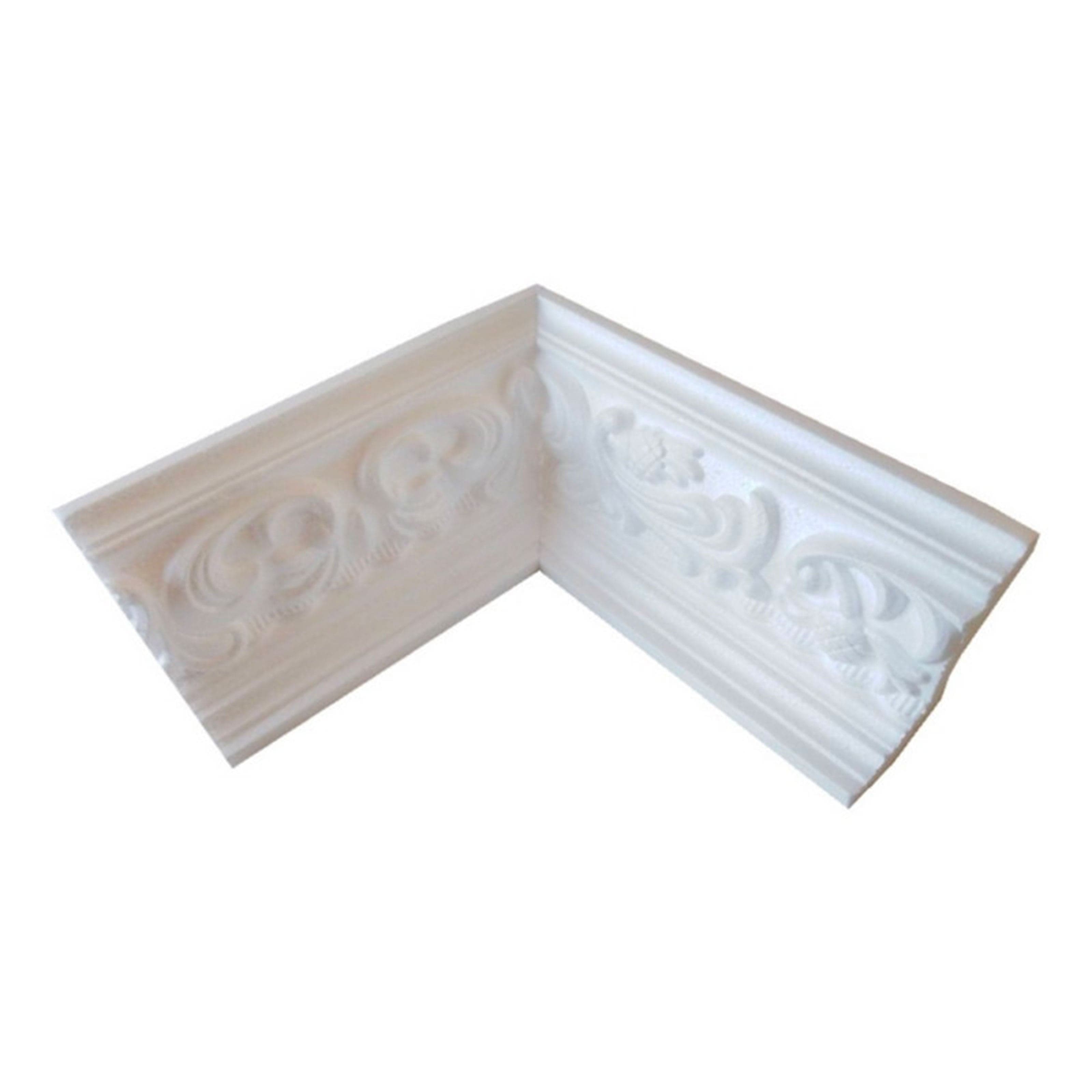 € 0,99ml *** STOCK *** Pacco da 80ml di cornice decorativa in polistirene compatto XPS 70X40mm D137/80 - Eternal Parquet