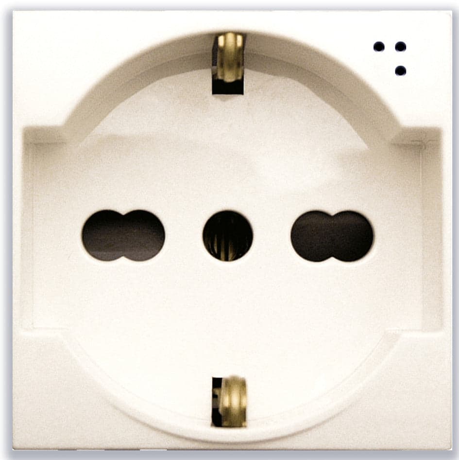 Domus S44 Presa Schuko Bipasso 2P+T 10/16A 250V Bianco Lucido, 441090/15TS in Prese a muro Scontolo.net - Potenza, commercioVirtuoso.it