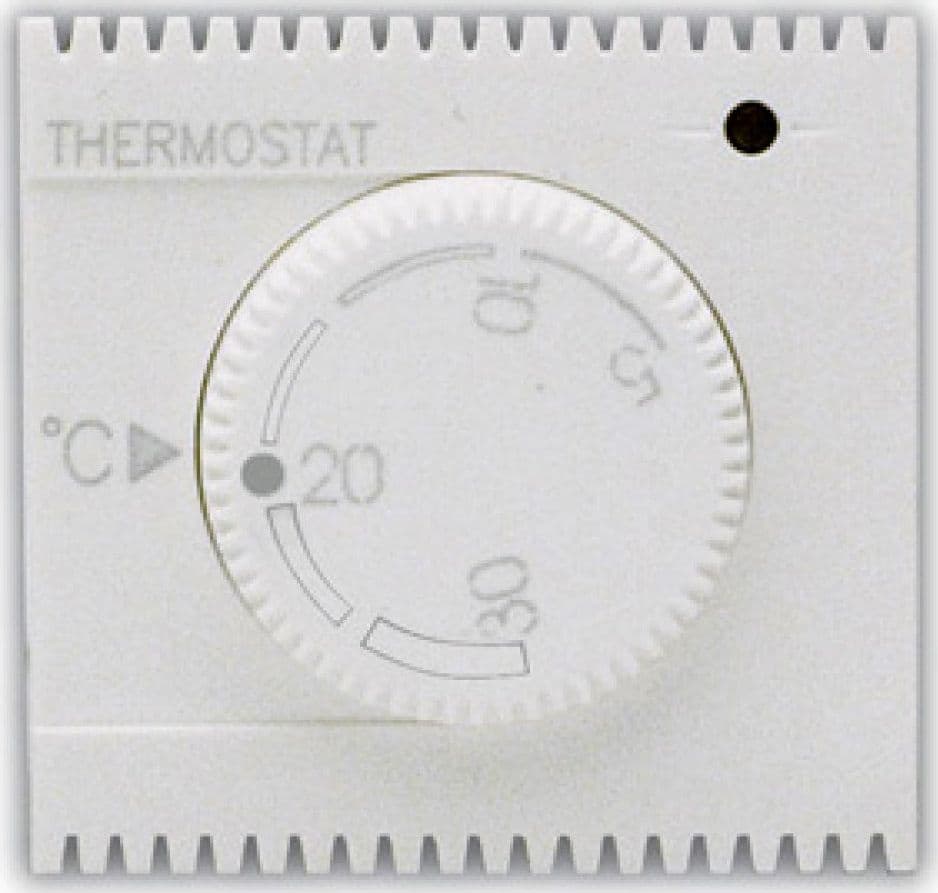 Domus S44 Termostato Elettronico con Manopola 230V NA+NC 5A 2 Moduli Bianco Lucido in Termostati Scontolo.net - Potenza, commercioVirtuoso.it