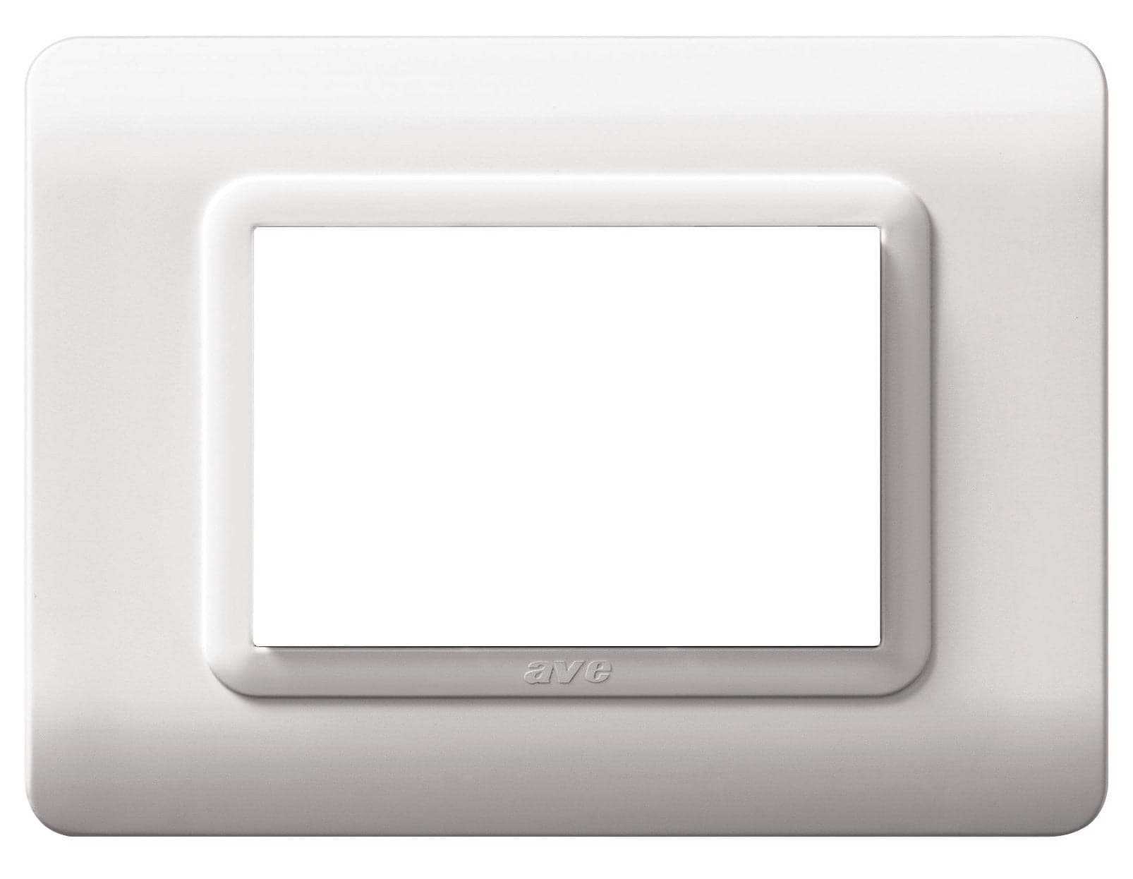 Placca Tecnopolimero S44 3 Moduli Bianco in Placche per interruttori Scontolo.net - Potenza, commercioVirtuoso.it
